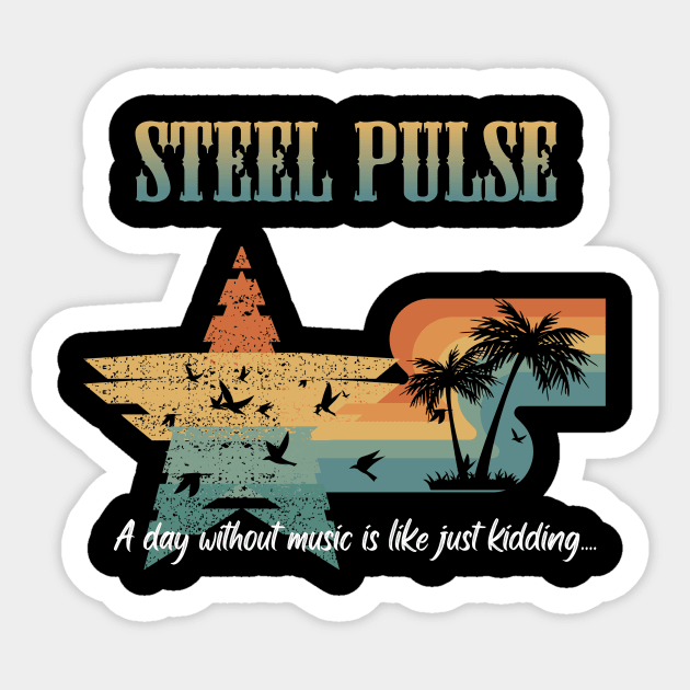 STEEL PULSE SONG Sticker by Bronze Archer